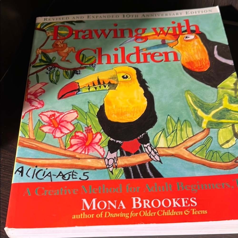 Drawing with Children by Mona Brookes - Colorful Toucan Cover - Picture 2 of 7